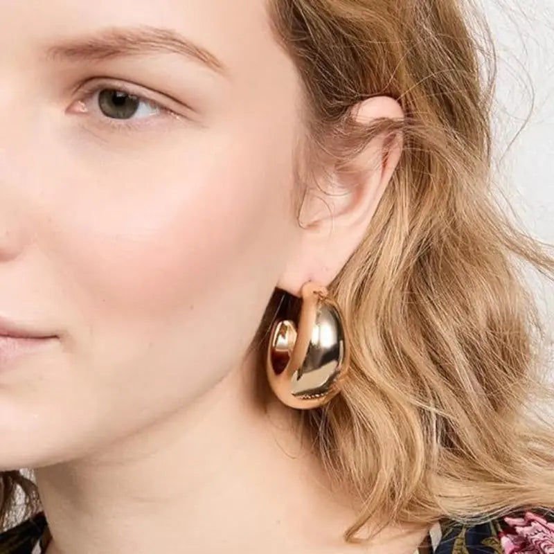 Chunky Sabine Hoop Earrings
