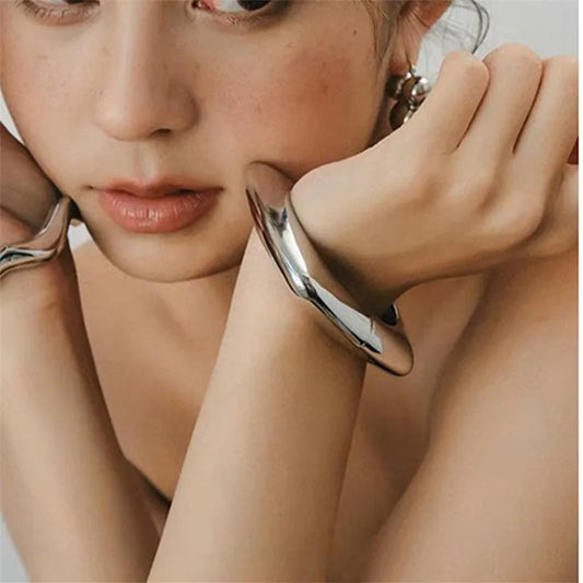 Geometric Square Cuff Bracelet