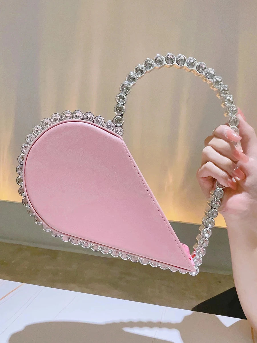 Heart Shape Evening Bag