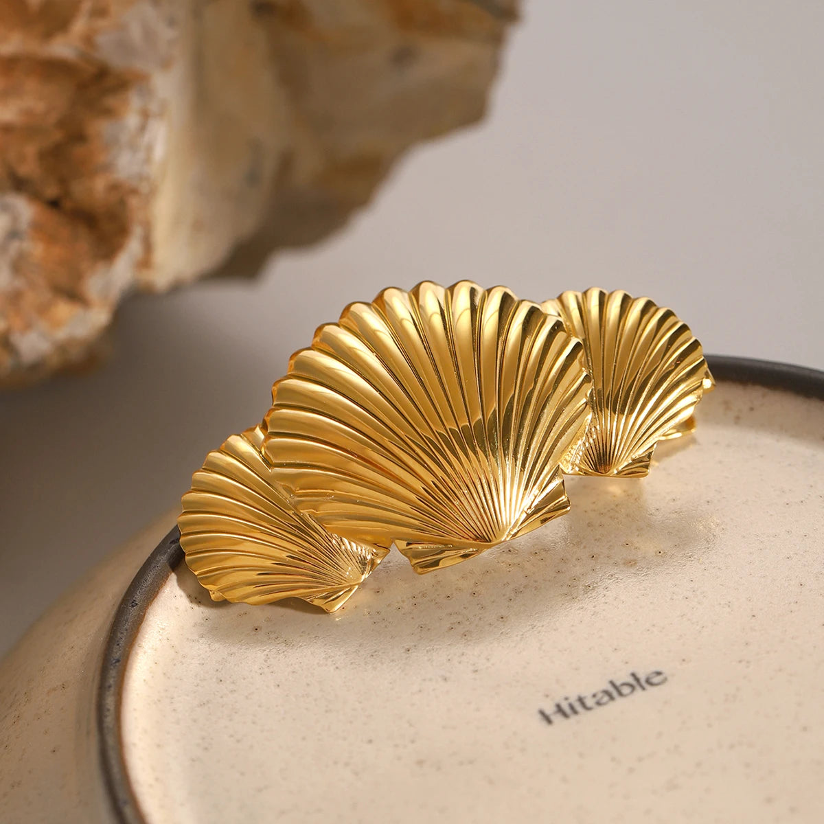 Large Scallop Shell Hair Clip Accessories