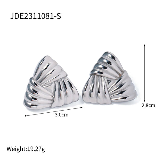 Triangle Statement Earrings Waterproof