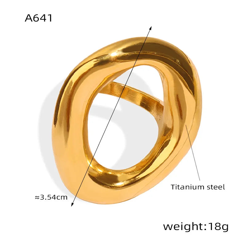 Chunky Circle Rings