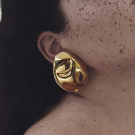 18K Gold Plated Statement Earrings