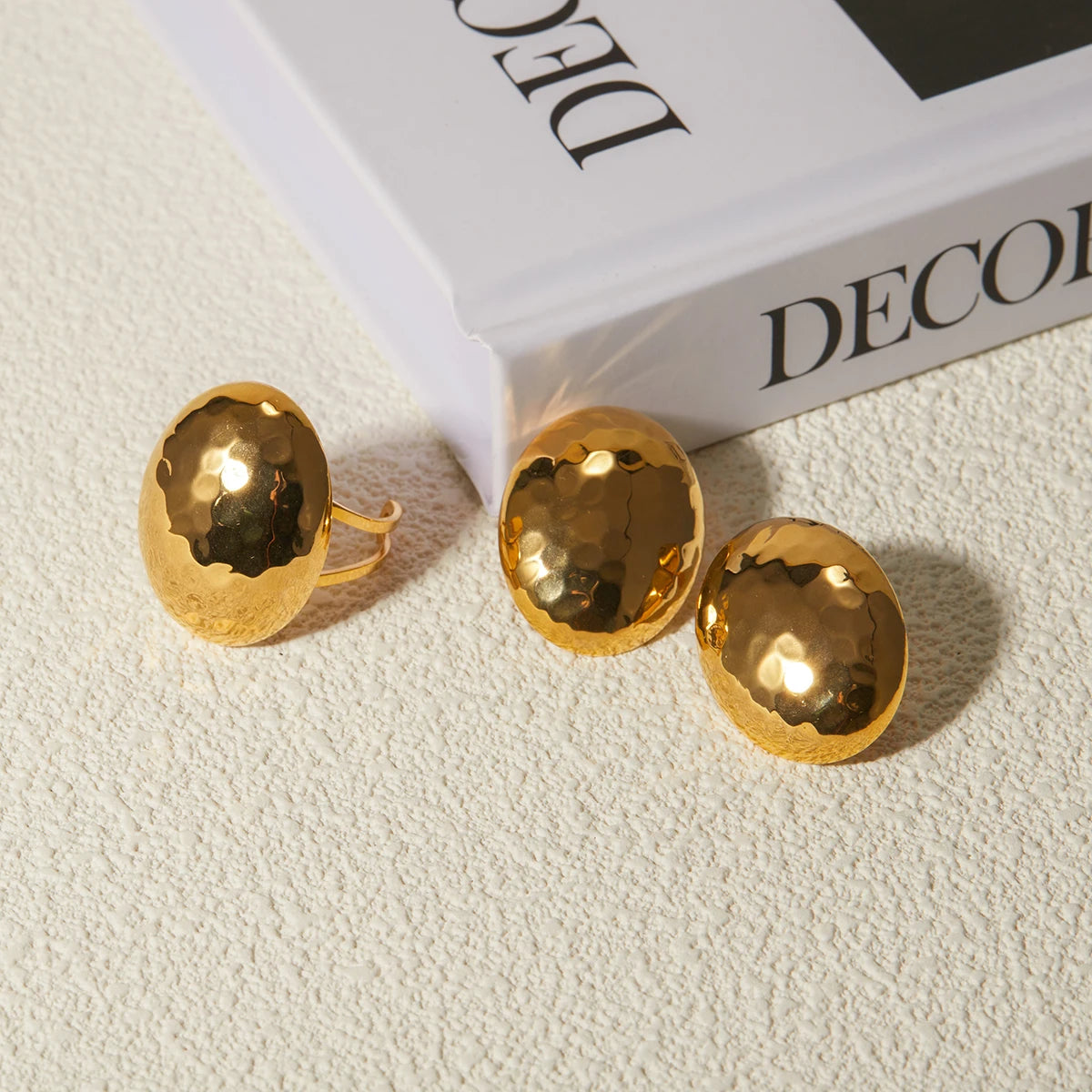 Oval Rings & Earrings