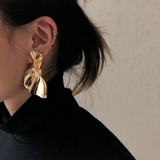 Organic Shape Statement Earrings