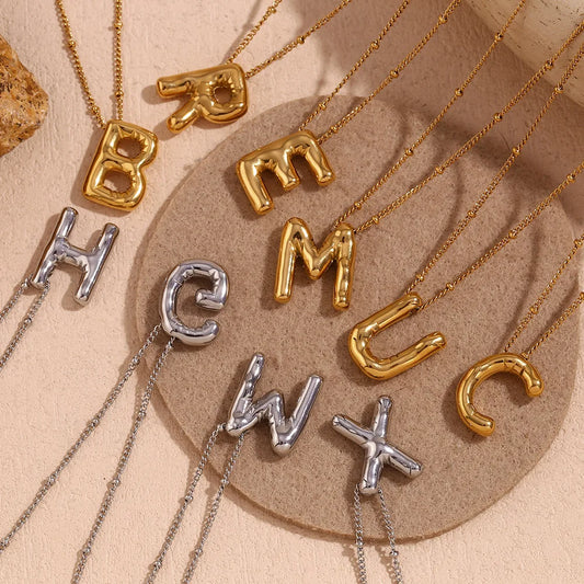 God Plated A - Z Letter Necklaces